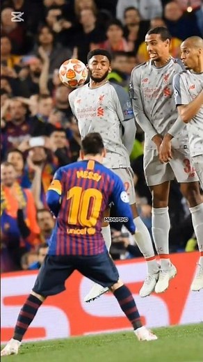 Lionel Messi vs Liverpool: The Legendary Masterclass & Free Kick! 🐐 #messi #football #barcelona