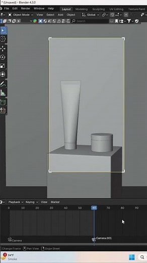 Switch Between Multiple Cameras in Blender | Easy Beginner Tip #3d #blender #3danimation #blender3d
