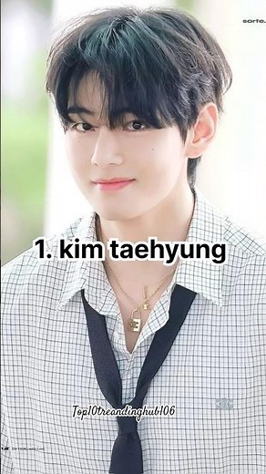 top 10 most popular K-pop idols in the world😍✨️ #top10treandinghub #kpop