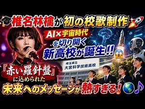 🚀🎓 [Shiina Ringo composes her first school song] A new high school that will pioneer the "AI x Sp...