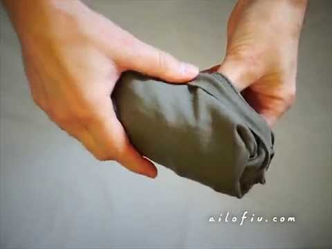 How to fold a T-shirt (Army's style)