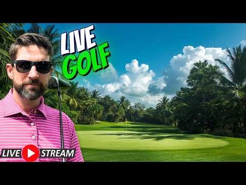 🔴 LIVE GOLF | Chill Sunday Afternoon 18 Holes in Florida . . if it doesn't RAIN!