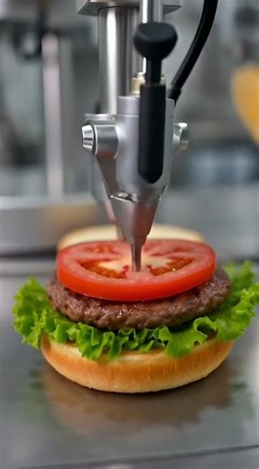 The Future of Fast Food 🍔🤖 | Robot Arm Cooking a Perfect Burger