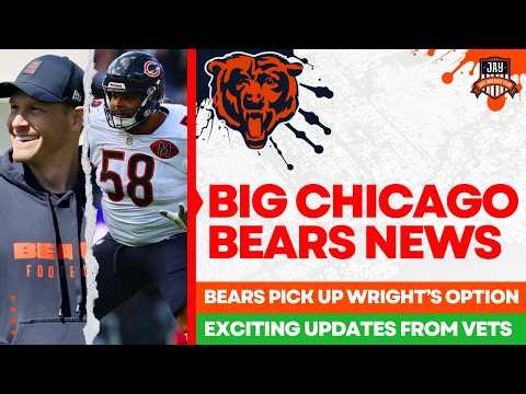 BIG NEWS: Bears Pick Up Darnell Wright's 5th Year Option + Coby Bryant, Cole Kmet Give BIG Updates