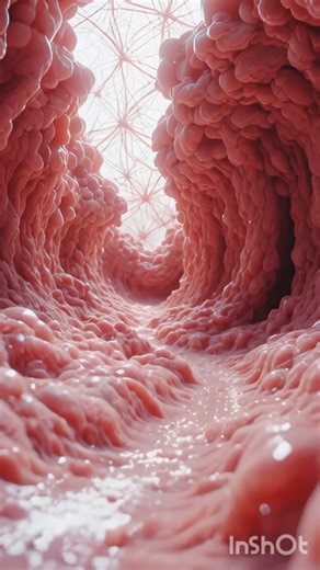 🌊 “Microscopic Journey Inside the Human Body Tube — Unreal 3D View!#3DAnatomy, #MicroscopicJourney,