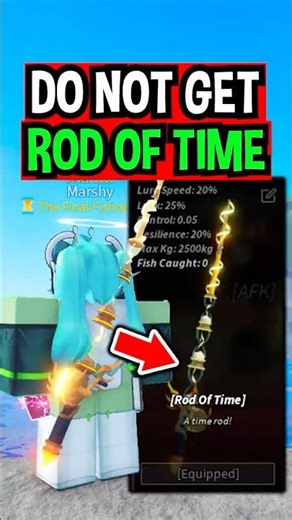 ROD OF TIME WORST ROD in Roblox Fisch..