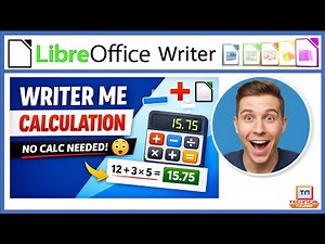 LibreOffice Writer: How to Use Formulas for Calculations (Easy Step-by-Step Tutorial)