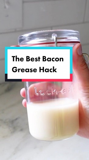 Bacon grease = liquid gold🥓 #didyouknow #foodtok #kitchenhacks #bacon #cooking #foodie