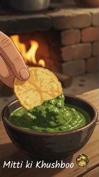 Grandma Makes Crispy Potato Chips & Green Chutney | 90s Village Cooking ❤️