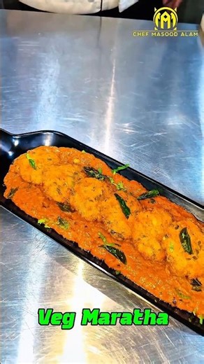 Veg Maratha recipe 👌🤤| #viral #shorts #vegmaratha #reels #maharashtra #indianfood #chefmasoodalam