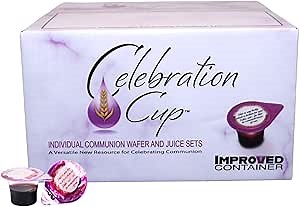 Celebration Cup - Prefilled Communion Cups and Wafer Set - (Pack of 250)
