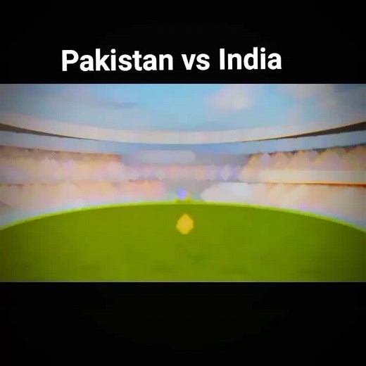 Pakistan vs India Cricket Match Animation Highlights