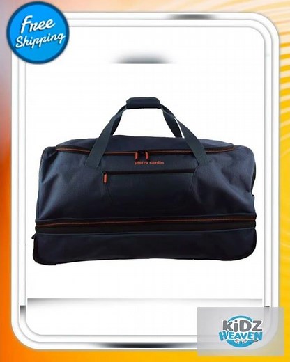 Pierre Cardin Trolley Bag Large Soft Travel Luggage Wheeled Duffle 82 Cm - Navy