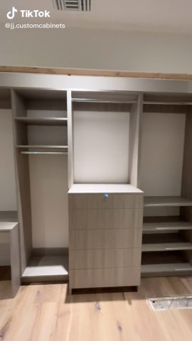 Stylish and Functional Custom Walk-In Closet Design