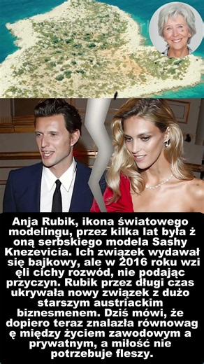 ANJA RUBIK: CICHY ROZWÓD Z MODELEM I NOWA MIŁOŚĆ W TAJEMNICY