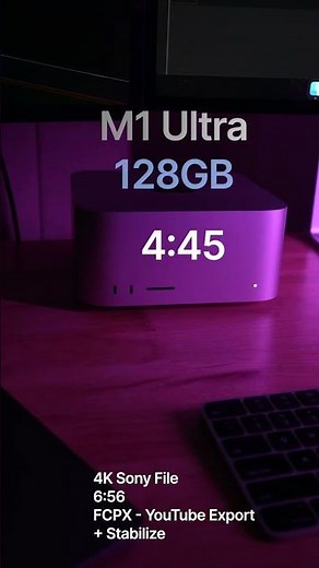 M1 Pro vs M1 Max vs M1 Extreme: Final Cut 4K Export