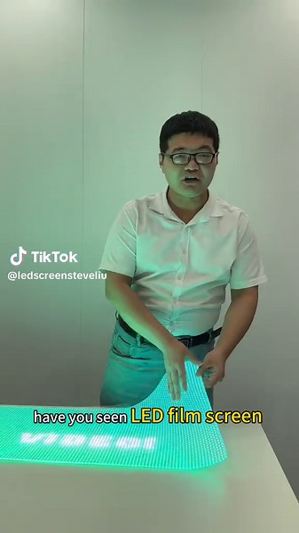 Flexible LED Film Screen: Easy to Install and Transparent
