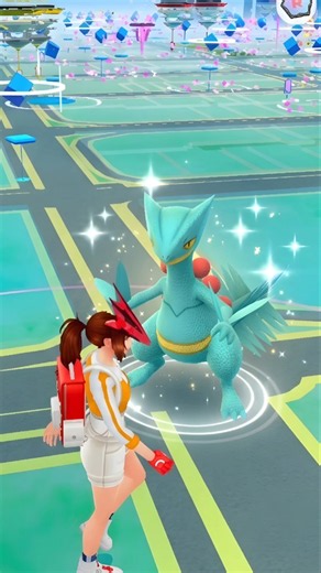 When I Caught Wild Shiny Sceptile!!! #shorts #shiny #sceptile #catch #ultragoo #rare #spawn