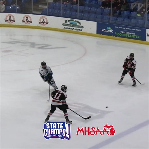 GOAL NORTHVILLE! Jordan Sziraki breaks the scoreless tie late in the 2nd period! Northville: 1 Ike: 0 Watch the game live on the NFHS Network @mhsaa