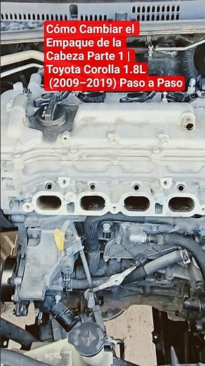 How to Change the Head Gasket Part 1 | Toyota Corolla 1.8L (2009–2019) Step by Step