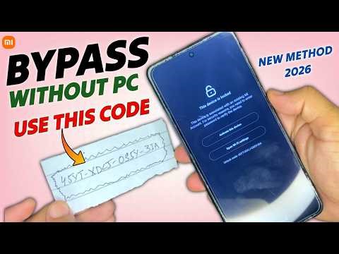 How to Bypass Mi Account Without PC Any HyperOS/MIUI 2026 | New Method