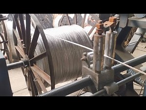 How to make ACSR conductor in industries #cable #aluminium #conductor