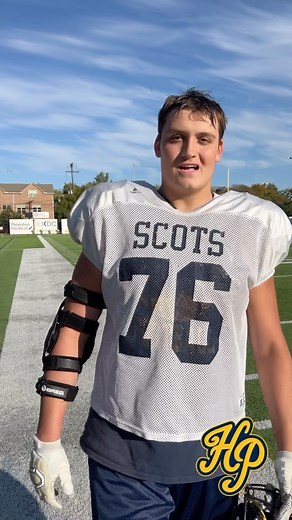HPHS senior and OL Case Pickleman invites you to the big Homecoming Game this Friday, October 20, at Highlander Stadium against Irving MacArthur! Kick-off is at 7 pm. We’ll see you there 🏈 Purchase your game day tickets on the Hometown Fan App! #HPISD #GoScots | Highland Park ISD