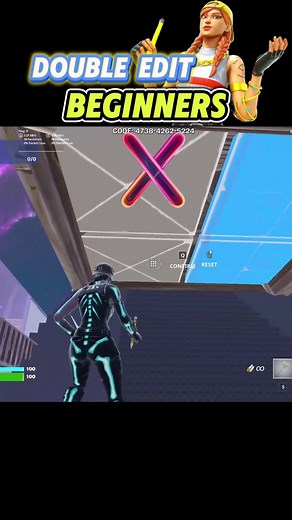 DOUBLE EDIT TIPS FOR BEGINNERS✅🎃 #fortnitemap #mnenemaps #doubleeditfortnite #fortnutetutorial #fortnitetips #fortnitepractice