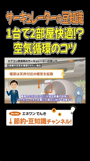 サーキュレーター1台で2部屋快適！？空気循環のコツ #サーキュレータ #換気 #梅雨