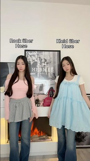 Rock vs. Kleid über Hose