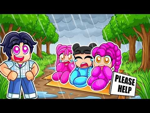 The HUNTRIX Plushie Girls Are Adopted by JINU in Roblox! | Roblox Idol TV