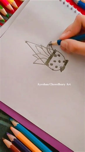 How to drow flower vase drawing easy. #shorts #art #flowervase #1million #youtubeshorts