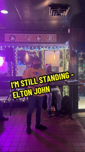 Karaoke Performance of I'm Still Standing by Elton John