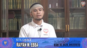 9.2K views · 398 reactions | ASSALAMU ALAIKUM WARAHMATULLAHI WABARAKATUH Reciting words in Arabic by the students of DAR AL-ULFA INSTITUTE. Student: RAIYAN M. EBBA Level: Mustawa thalith (Level III) Topic: (فضل الصلاة) The virtue of prayer Please follow us: Facebook: Dar Al-Ulfa Instutute Youtube: https://youtube.com/@daral-ulfainstitute Tiktok: https://www.tiktok.com/@daralulfainstitute | Dar Al-Ulfa Foundation, Inc | Facebook
