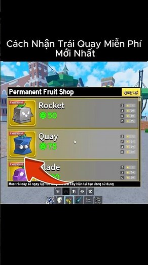 Cách Nhận Trái Quay Miễn Phí Mới Nhất Trong Blox Fruits #roblox #bloxfruits