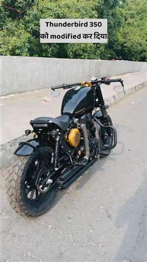 Thunderbird bullet modified to Harley 😱😱 | #ytshorts #shorts