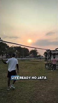 "Volleyball Setup: Ground Mein Perfect Net Bandhna#minivlog