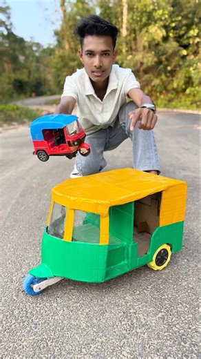 Rc Mini Auto and Remote Control Handmade Autorickshaw Unbox 😍
