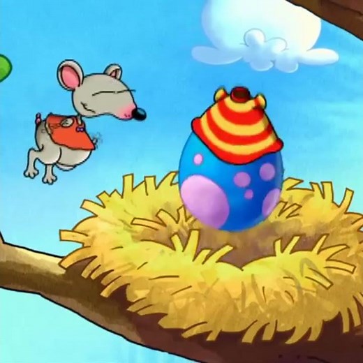 Baby Bird's Flying Lesson