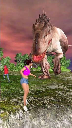 Dinosaurs Attack At Jurassic Park | T-Rex Chase | Dinosaur Eat Man #dinosaur