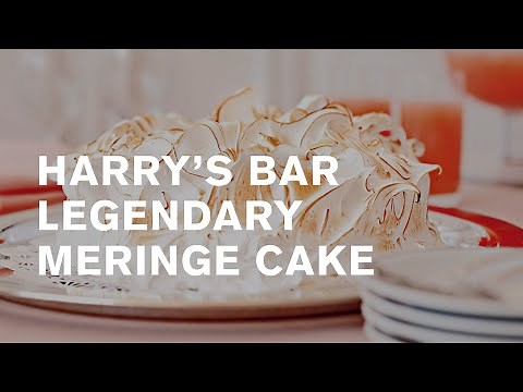 Harry's Bar Vanilla Meringue Cake [recipe from Cipriani]
