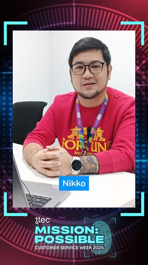 Meet Nikko Julio, Senior Manager for Learning and Development, who reminds us that at TTEC, we don’t just work together — we care for one another. 💬 “When I lost my mom, I was overwhelmed by the love and support I received from leaders and colleagues around the world. Those moments reminded me that we’re not just coworkers — we’re family.” At TTEC, we believe that connection creates purpose — in the way we support our customers and the way we lift each other up. Be part of a team where empathy,