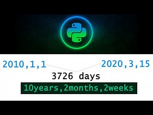 Python program to calculate number of days between two dates - Python calculator