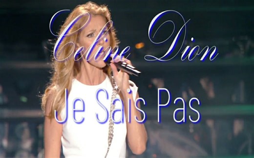 Celine Dion-Je Sais Pas(2013)欧美超级巨星 格莱美 席琳迪翁 法语 英语经典作品