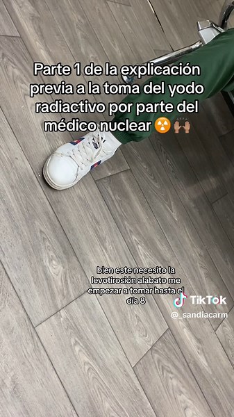Aqui les dejo lo que me explico el #médiconuclear previo a la toma de ayer respecto al #yodoradiactivo, los #cuidados y algunas dudas que resolvió espero les ayude 🤗 #cáncer #reaccion #medicamento #hospitalización #tiroides #documentary #vlog #hospital #paciente