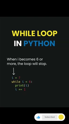 while loop in python code #coding #reels #python #viral #programming #newreel #viralvideos #shorts