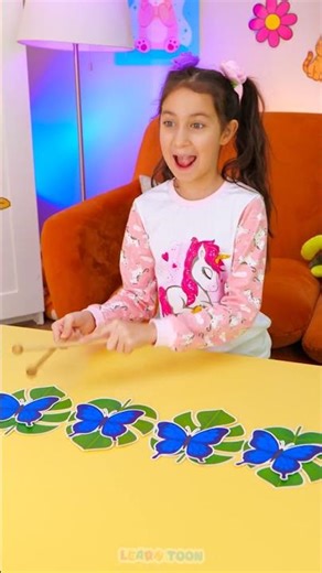 😍🎵 Fun Music! DRUM LESSON WITH MOM 🥁🦋 #kidsactivities #diyforkids