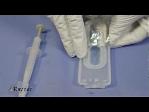 Rayner single use injector loading instructions