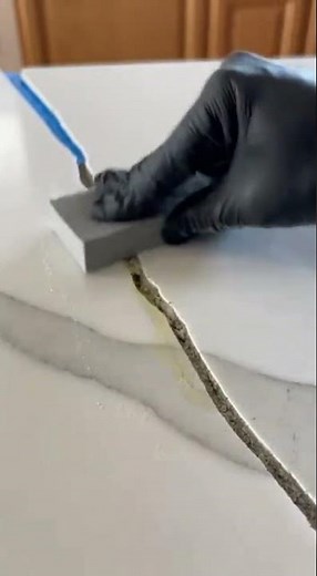 Marble repair for cracks.