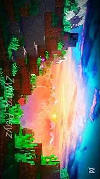 📱Rotate your phone to see smooth || Minecraft Animation💚